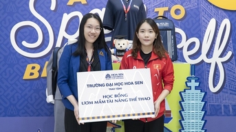 Xạ thủ Lê Thị Mộng Tuyền nhận học bổng toàn phần