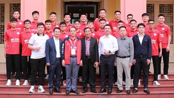 Đội Trường ĐH Thủy Lợi xuất quân, quyết giành chức vô địch