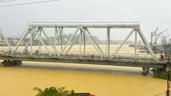 Nước sông lên cao, Bắc Ninh cấm một số cây cầu
