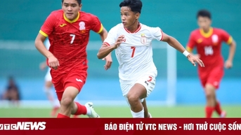 마지막 10분 동안 U17 미얀마가 U17 베트남에 좋은 소식을 가져왔습니다.