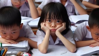 Học sinh lớp 1 học như "thợ cày", ngày 8-9 tiếng: Chuyện không hiếm