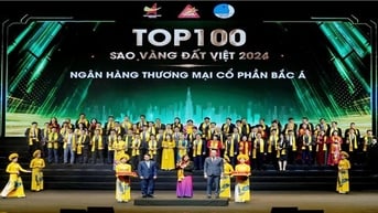 Tăng trưởng ổn định, BAC A BANK vào top 100 các doanh nghiệp “Sao vàng đất Việt 2024”
