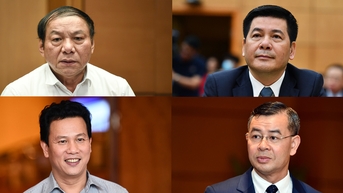 Bốn bộ trưởng, trưởng ngành sẽ đăng đàn trả lời chất vấn trong tuần này