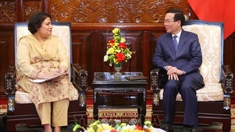 Chủ tịch nước Võ Văn Thưởng tiếp Đại sứ Pakistan