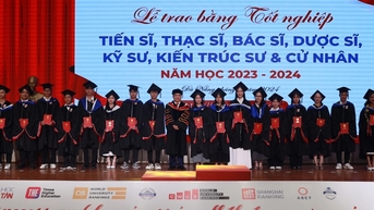 Hơn 2.000 tiến sĩ, bác sĩ, cử nhân ĐH Duy Tân nhận bằng tốt nghiệp