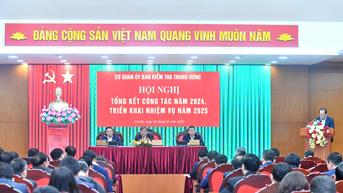 [Ảnh] Hội nghị triển khai hoạt động năm 2025 của Cơ quan Ủy ban Kiểm tra Trung ương