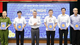Quận 3 tập trung các giải pháp thúc đẩy phát triển kinh tế - xã hội, cải cách hành chính năm 2024