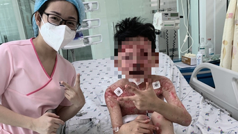 Cứu bé trai bị dị ứng hiếm gặp, nguy kịch
