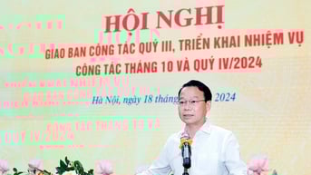 Bộ TN&MT tổ chức Hội nghị triển khai nhiệm vụ công tác Quý IV/2024
