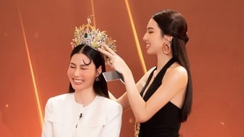 Hoa hậu Thùy Tiên bất ngờ trao vương miện cho Diễm My 9x trước thềm Miss Grand Vietnam 2023