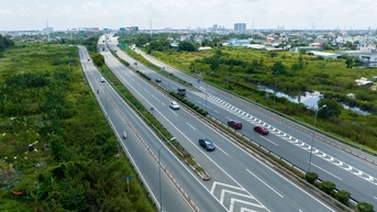 Toàn cảnh đường dẫn cao tốc Long Thành vừa được bố trí gần 1.000 tỷ để mở rộng