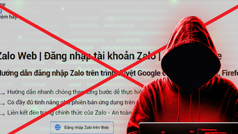 Hàng triệu người đang bị lừa bởi website giả mạo Zalo