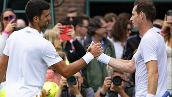Djokovic tập luyện cùng Andy Murray trước Wimbledon