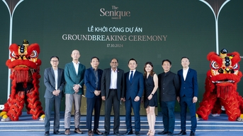 CapitaLand Development khởi công dự án nhà ở The Senique Hanoi