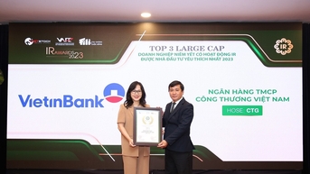 VietinBank xuất sắc giành giải thưởng Top 3 Doanh nghiệp niêm yết có hoạt động quan hệ nhà đầu tư yêu thích nhất 2023