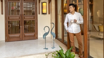 Biệt thự 400 m2 phong cách Nhật của Quang Dũng