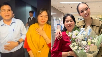 Mẹ khóc, bố căng thẳng đến đau bụng khi Thanh Thủy thắng Miss International