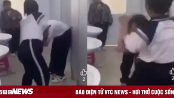 Kỷ luật các học sinh trong vụ nhóm nữ sinh đánh bạn túi bụi trong nhà vệ sinh
