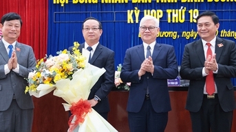 Ông Bùi Minh Thạnh được bầu giữ chức Phó Chủ tịch UBND tỉnh Bình Dương