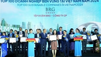 Tập đoàn BRG lần thứ tư liên tiếp được vinh danh Doanh nghiệp Bền vững Việt Nam