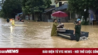 Thanh Hoá và Nghệ An vẫn mưa xối xả, lũ trên nhiều sông đạt đỉnh