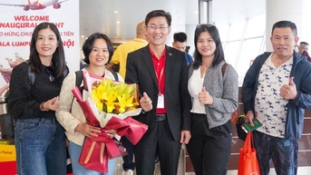 Vietjet khai thác chuyến bay đầu tiên nối Hà Nội