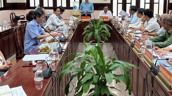 Đảng đoàn Hội Luật gia Việt Nam làm việc với tỉnh Trà Vinh