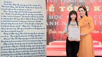 장학금을 받기 위해 친구를 위해 편지를 쓴 중학교 7학년 여학생의 감동적인 이야기