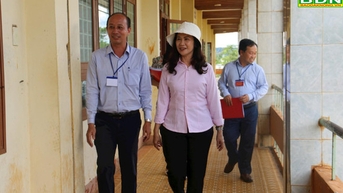 Lãnh đạo tỉnh Đắk Nông kiểm tra công tác chấm thi tốt nghiệp THPT 2023