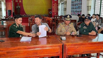 Tiếp nhận 15 lao động từ Campuchia