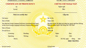 Bao nhiêu trường được tổ chức thi tiếng Anh theo khung năng lực ngoại ngữ 6 bậc?