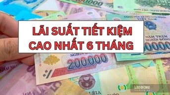 ប្រាក់បញ្ញើសន្សំរយៈពេល 6 ខែ ដាក់ឈ្មោះធនាគារចំនួន 4 ដែលមានអត្រាការប្រាក់ខ្ពស់បំផុត