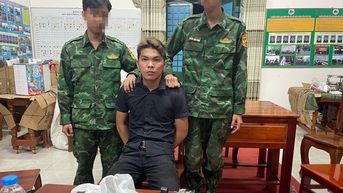 Nghi phạm trong đường dây ma túy chuẩn bị vượt biên qua Campuchia thì bị bắt