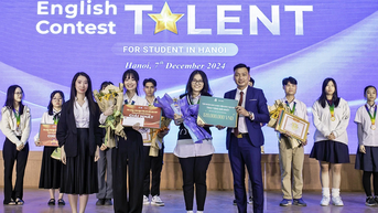 Trường Đại học Sư phạm Hà Nội lập "cú đúp" giải nhất tài năng Anh ngữ