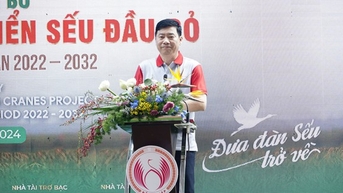 Chủ tịch UBND tỉnh Đồng Tháp kêu gọi cùng nhau “Đưa đàn sếu trở về”