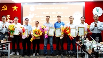 ប្រគល់ពានរង្វាន់សារព័ត៌មានលើកទី៣ សម្រាប់ការសរសេរអំពីឧស្សាហកម្មកៅស៊ូរបស់វៀតណាម