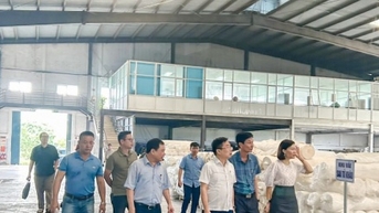 Kiểm tra khâu chuẩn bị sản xuất đơn hàng vải chống cháy đầu tiên