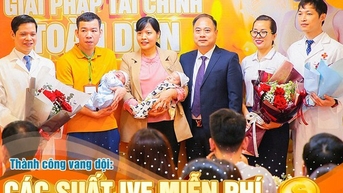 Bệnh viện phụ sản An Thịnh dành nhiều phần quà trị giá hàng tỷ đồng cho khách hàng trong tọa đàm 'Giải pháp tài chính toàn diện cho con sự khởi đầu từ vạch đích'
