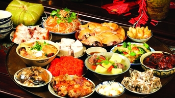 Chốn địa đàng nơi mâm cỗ Tết