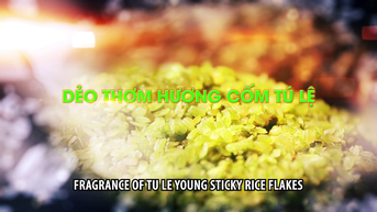 អង្ករបៃតង Tu Le ស្អិត និងក្រអូប