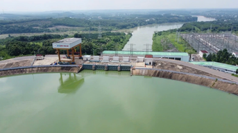 Sáng 23-9, Thủy điện Trị An xả lũ qua đập tràn