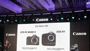 Canon ra mắt EOS R1 và EOS R5 Mark II tại Việt Nam