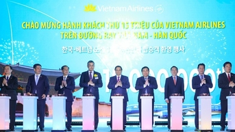 Vietnam Airlines ghi dấu cột mốc 30 năm đường bay Việt Nam - Hàn Quốc