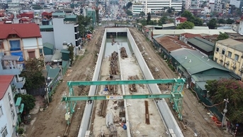 Mục sở thị đường Vành đai 2,5 qua Giải Phóng-Kim Đồng sau hơn 1 năm thi công