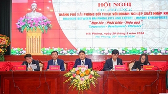 Hải Phòng đối thoại với doanh nghiệp xuất nhập khẩu năm 2024