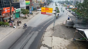 Hiện trạng tuyến đường 12 năm chưa hoàn thành ở Hoàng Mai