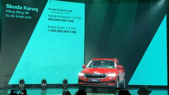 Skoda ចេញលក់ក្នុងទីផ្សារវៀតណាមជាមួយរថយន្ត SUV ម៉ាក Karoq និង Kodiaq តម្លៃចាប់ពី 999 លានដុង