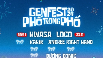 Khán giả lại phải thở "oxy" khi GENfest trở lại
