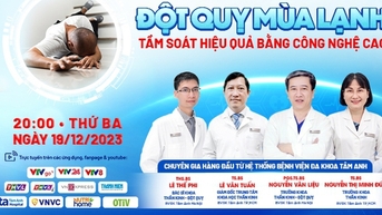 Đột quỵ mùa lạnh - Cảnh báo và tầm soát hiệu quả bằng công nghệ cao