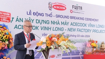 Động thổ nhà máy sản xuất sản phẩm ăn liền trị giá 200 triệu USD
